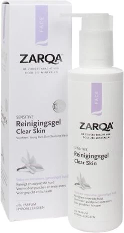 Zarqa Reinigingsgel Clear Skin 200 Ml -Lichaamsverzorging 641x1200