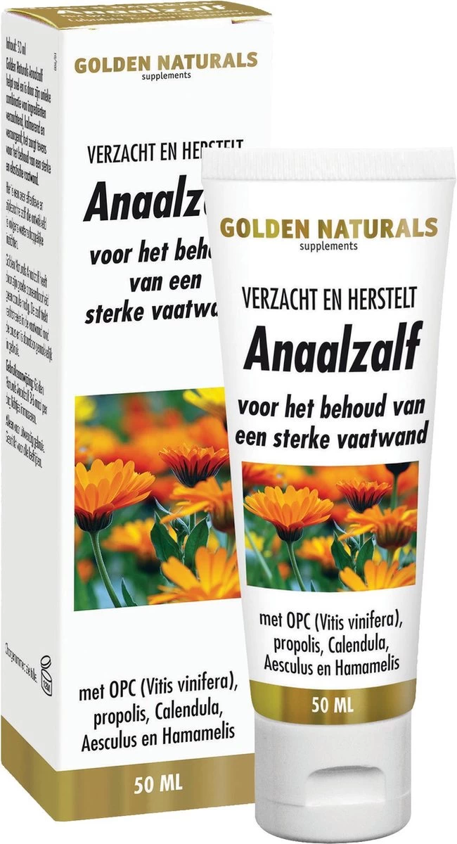 Golden Naturals Anaalzalf (50 Milliliter) 1 Golden Naturals Anaalzalf (50 Milliliter)