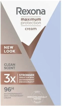 Rexona Women Maximum Protection Clean Scent Anti-transpirant Stick - 45 Ml -Lichaamsverzorging 711x1200 1