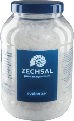 Zechsal Magnesium Dobberbad - Badmiddel - 2 KG - Pure Magnesium Badkristallen (47% Concentratie) - Optimale Magnesium Opname - Effectief Bij Huidproblemen Als Psoriasis En Eczeem
