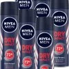 NIVEA MEN Dry Impact Deodorant Spray - 6 X 150 Ml - Voordeelverpakking