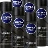 NIVEA MEN Deep Deodorant Spray - 6 X 150 Ml - Voordeelverpakking