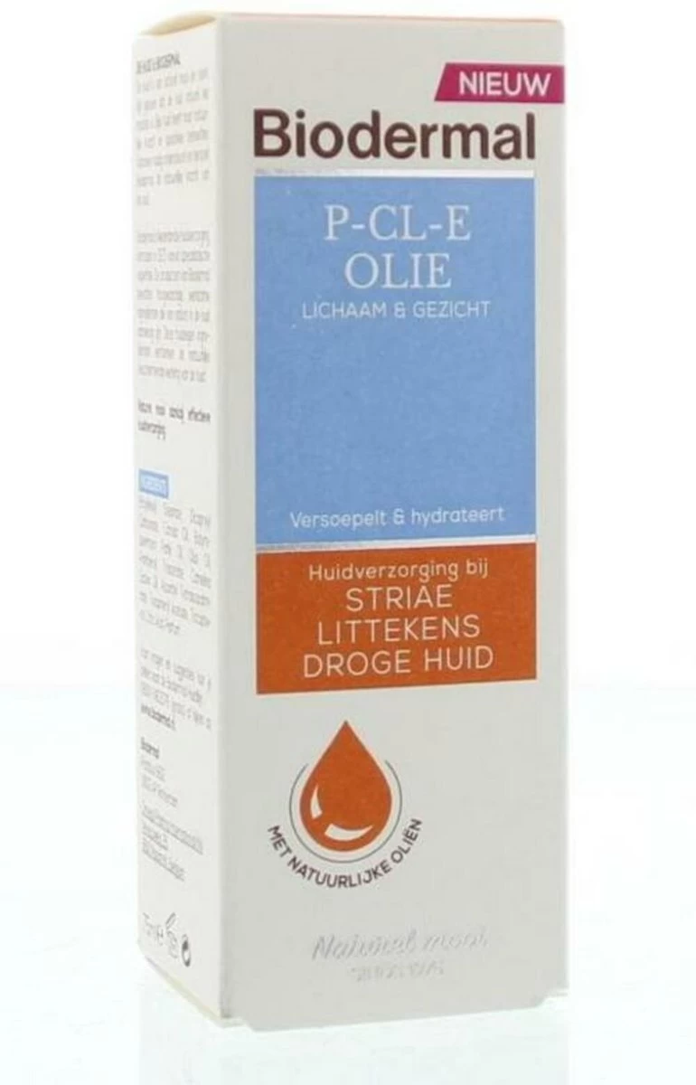 Biodermal P-CL-E Olie - Huidolie - Huidverzorging Voor Striae, Littekens En Droge Huid - Huidolie 75 Ml 2 Biodermal P-CL-E Olie - Huidolie - Huidverzorging Voor Striae, Littekens En Droge Huid - Huidolie 75 Ml - Afbeelding 2