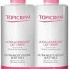 Topicrem Ultra-Moisturizing Body Milk 2x500ml