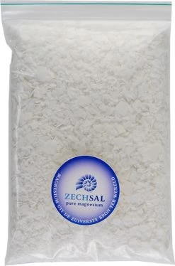 Zechsal Magnesium - Badmiddel - Navulzak - 2 KG - Pure Magnesium Badkristallen (47% Concentratie) - Optimale Magnesium Opname - Effectief Bij Huidproblemen Als Psoriasis En Eczeem