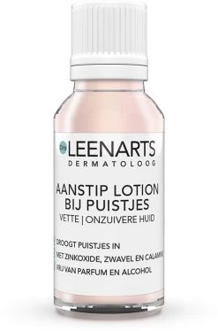 Drs Leenarts Aanstiplotion - Anti Puistjes - Lotion - Gezichtsverzorging - Puistjes Verwijderen - Parfumvrij - 15ml