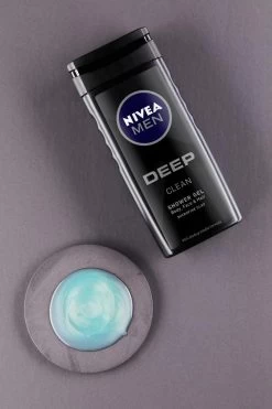 NIVEA MEN DEEP Clean Shower Gel - 6 X 250 Ml - Voordeelverpakking - Douchegel -Lichaamsverzorging 800x1200 12