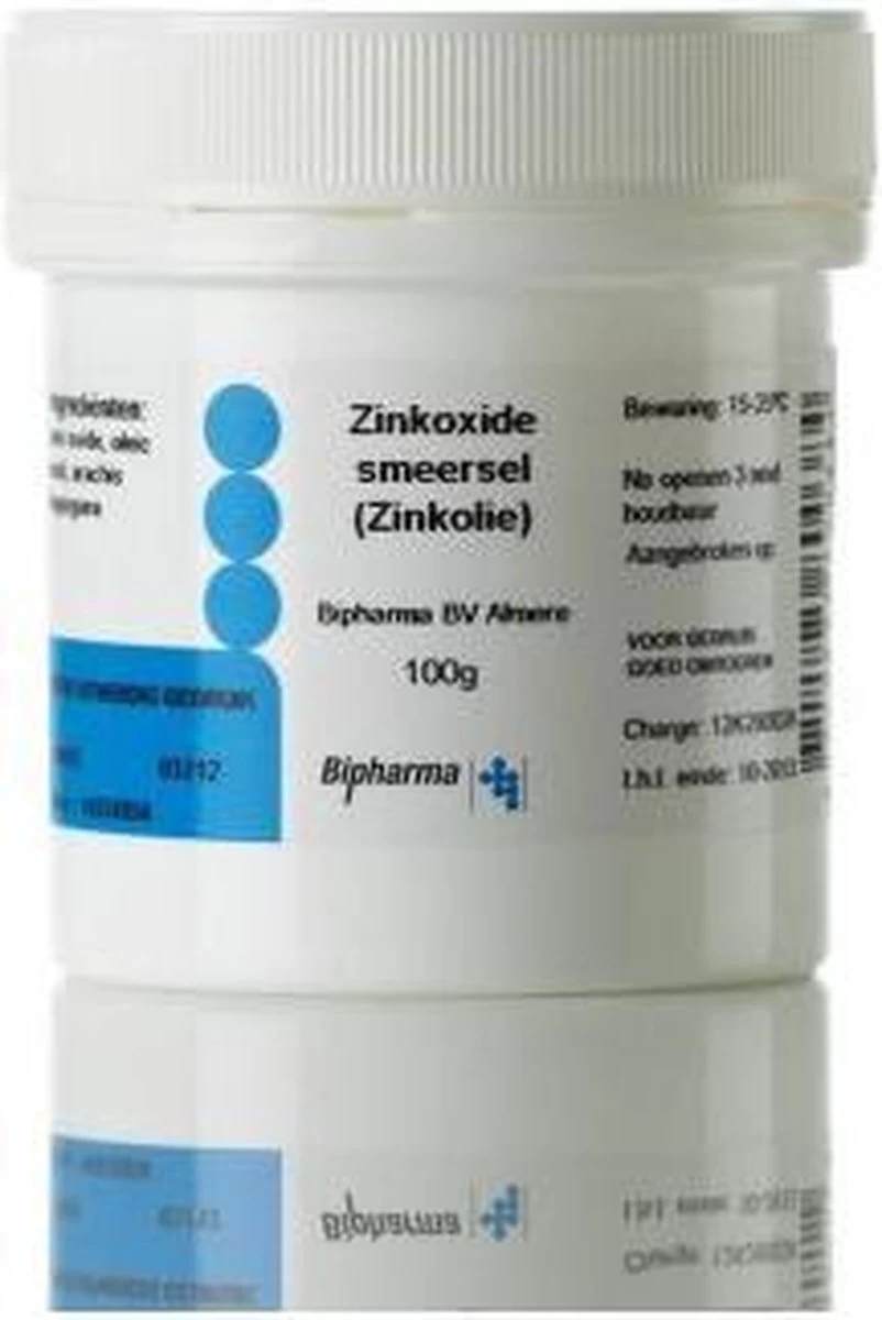Zinkoxidesmeersel Zinkolie 1 Zinkoxidesmeersel Zinkolie