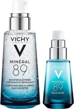 Routine Vichy Minéral 89 Booster + Oogverzorging - 2 Stuks
