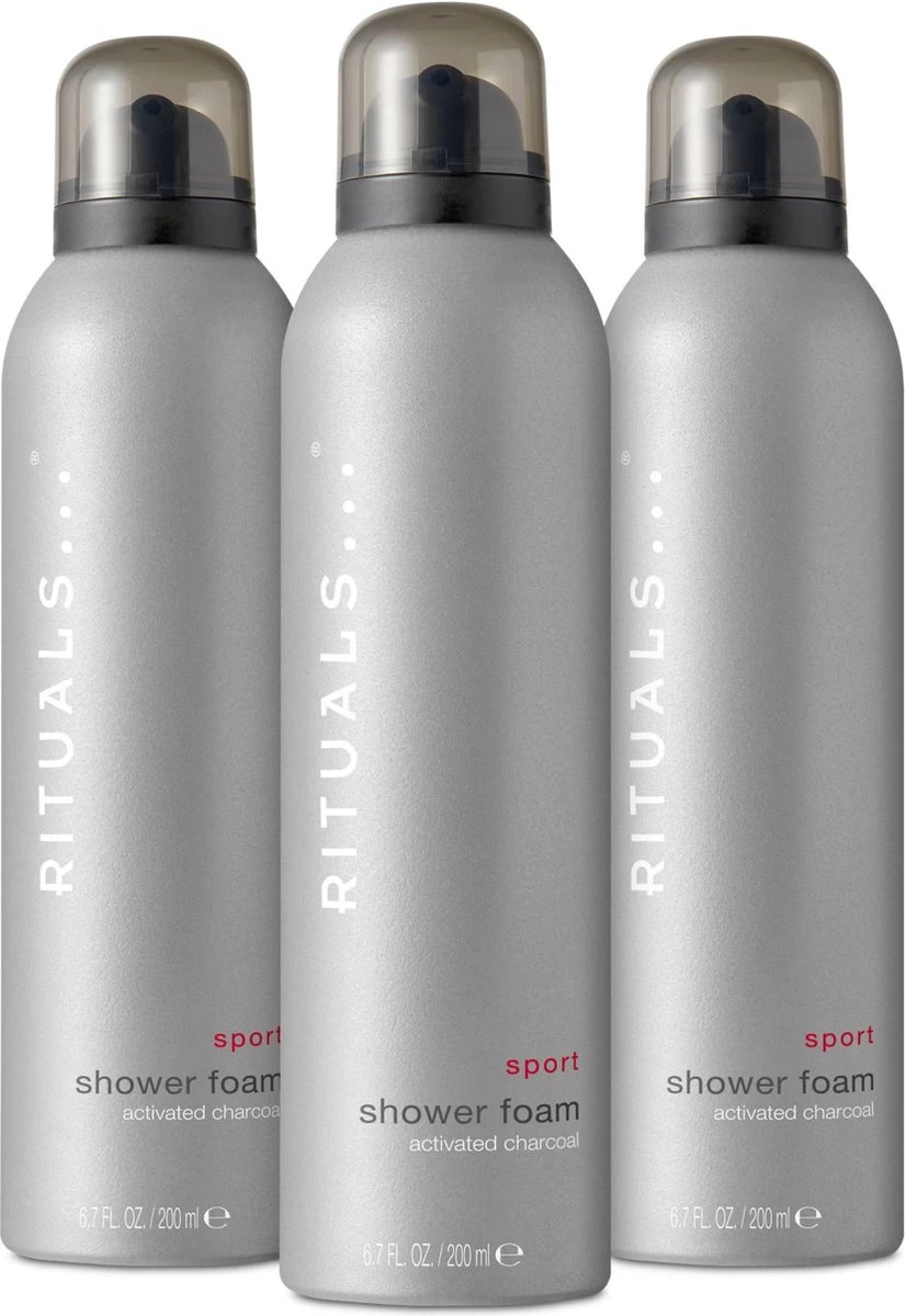 RITUALS Sport Shower Foam Value Pack (3 Stuks) 1 RITUALS Sport Shower Foam Value Pack (3 Stuks)