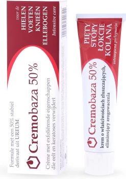 Cremobaza 50% Ureumcrème - Bodycrème Met Exfoliërende Eigenschappen Die Keratoses Verwijdert - 30g