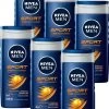 NIVEA MEN Sport - 6 X 250 Ml - Voordeelverpakking - Douchegel