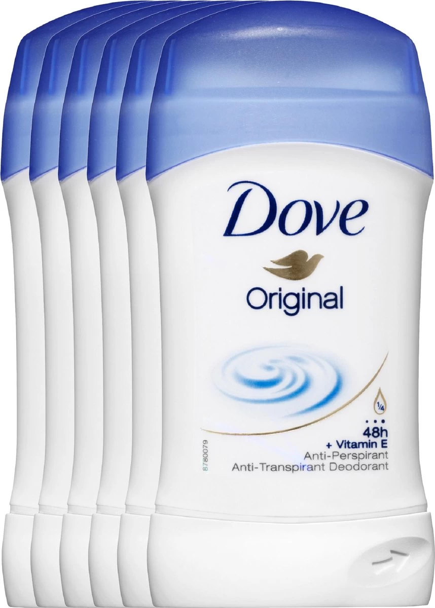 Dove Women Original - 6 X 40 Ml - Deodorant Stick 1 Dove Women Original - 6 X 40 Ml - Deodorant Stick