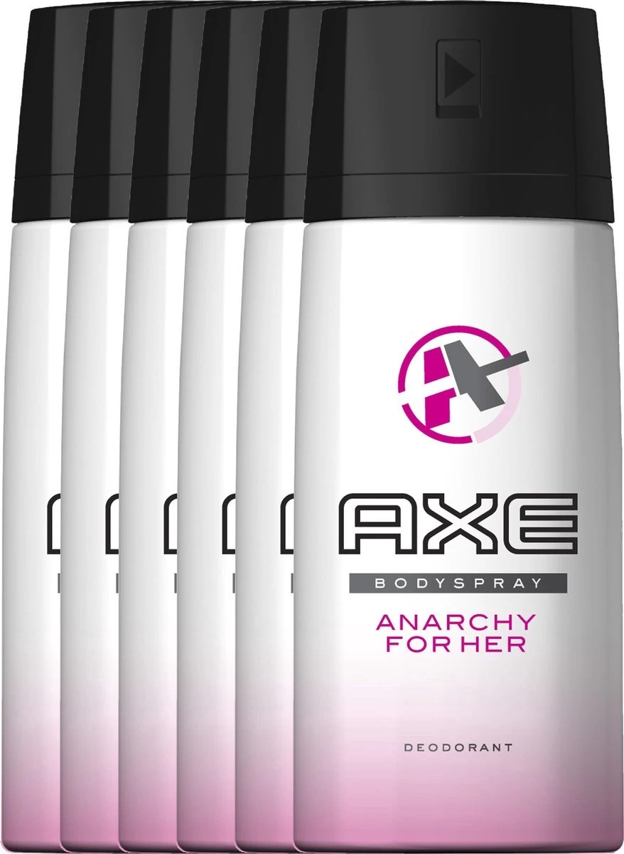 Axe Anarchy For Women - 150 Ml - Deodorant Spray - 6 Stuks - Voordeelverpakking 3 Axe Anarchy For Women - 150 Ml - Deodorant Spray - 6 Stuks - Voordeelverpakking - Afbeelding 3