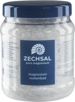 Zechsal Magnesium - Badmiddel - Voetbadzout - 750 GR - Pure Magnesium Badkristallen - Effectieve Magnesium Opname Via De Voeten - Zuivert De Huid, Ook Bij Schimmelproblemen