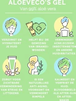 Aloeveco - Hydraterende Gel Van Aloe Vera - Genezende Huidverzorging - 99% Puur - Organic - 250 Ml 7 Aloeveco - Hydraterende Gel Van Aloe Vera - Genezende Huidverzorging - 99% Puur - Organic - 250 Ml -Lichaamsverzorging 903x1200