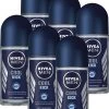 NIVEA MEN Cool Kick - 6 X 50 Ml - Voordeelverpakking - Deodorant Roller