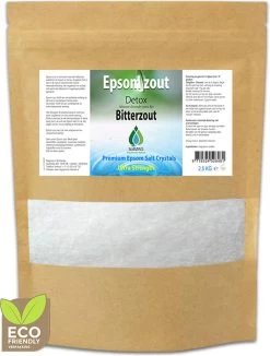 Epsom Zout-Bitterzout -Magnesiumsulfaat - Badzout - 2,5 Kg