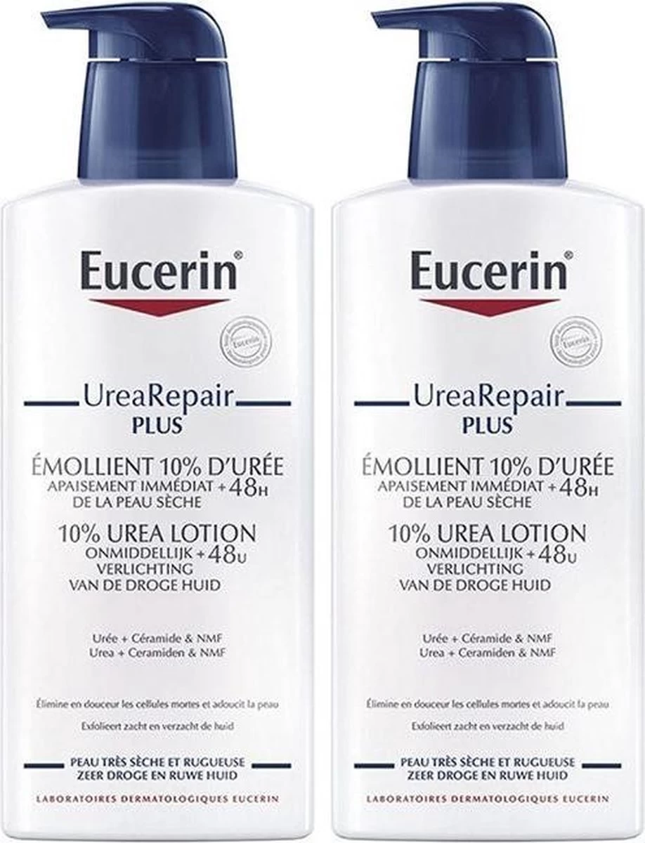 Eucerin Urea Repair Plus Lotion 10% Urea 2x400ml 1 Eucerin Urea Repair Plus Lotion 10% Urea 2x400ml