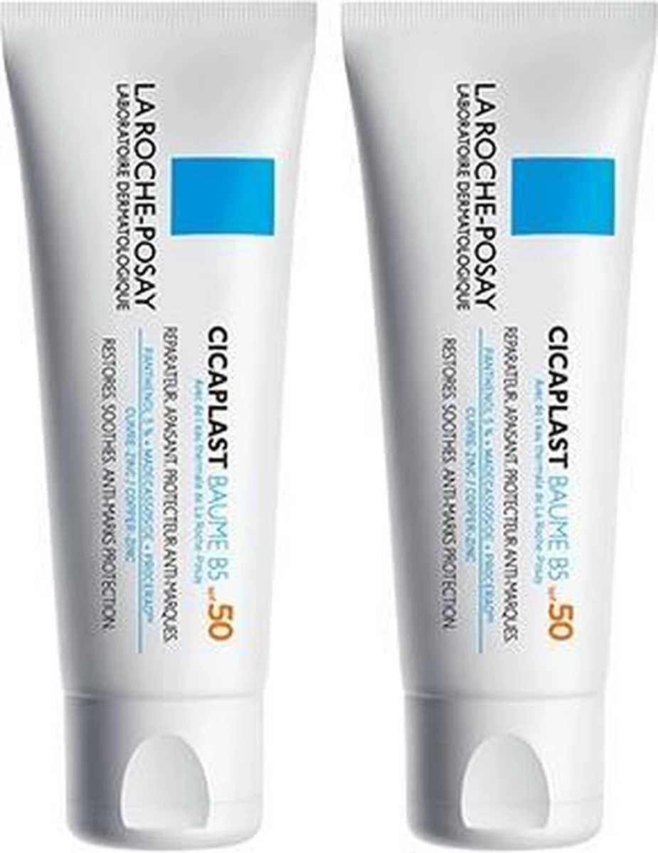 La Roche-Posay Cicaplast Baume B5 SPF50 - 2 X 40ML - Kalmeert En Beschermt 1 La Roche-Posay Cicaplast Baume B5 SPF50 - 2 X 40ML - Kalmeert En Beschermt