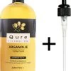 Arganolie 250ml + Pompje | Voor Haar, Huid En Gezicht |100% Puur & Onbewerkt | Moroccan Argan Oil