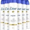 Dove Original Anti-transpirant Spray Vrouw - 6 X 150 Ml - Voordeelverpakking