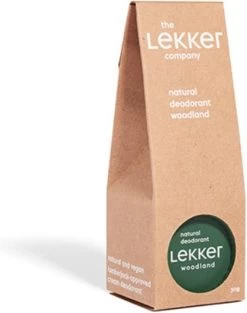 The Lekker Company Crème Deodorant - Woodland 30GR