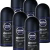 NIVEA MEN Deep - 6 X 50ml - Voordeelverpakking - Deodorant Roller