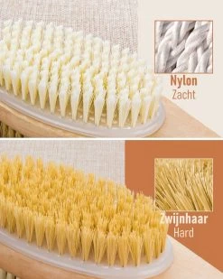 Fesio Lichaamsborstel Met Lange Steel - Dubbelzijdig - Dry Brushing Rugborstel/Badborstel/Doucheborstel/Huidborstel - 43 Cm 11 Fesio Lichaamsborstel Met Lange Steel - Dubbelzijdig - Dry Brushing Rugborstel/Badborstel/Doucheborstel/Huidborstel - 43 Cm -Lichaamsverzorging 960x1200 21
