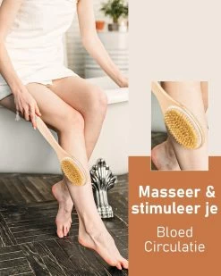 Fesio Lichaamsborstel Met Lange Steel - Dubbelzijdig - Dry Brushing Rugborstel/Badborstel/Doucheborstel/Huidborstel - 43 Cm 13 Fesio Lichaamsborstel Met Lange Steel - Dubbelzijdig - Dry Brushing Rugborstel/Badborstel/Doucheborstel/Huidborstel - 43 Cm -Lichaamsverzorging 960x1200 23