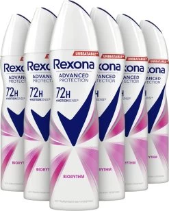 Rexona Women Ultra Dry Biorythm Deodorant - 6 X 150 Ml - Voordeelverpakking