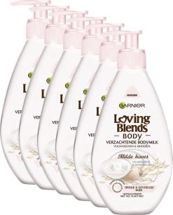 Garnier Loving Blends Body Milde Haver Bodymilk - 6 X 250ml - Voordeelverpakking