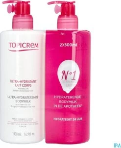 Topicrem Ultra-Moisturizing Body Milk 2x500ml 8 Topicrem Ultra-Moisturizing Body Milk 2x500ml -Lichaamsverzorging 981x1200 1