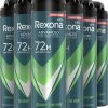 6x Rexona Men Deodorant Spray Quantum Dry 150 Ml