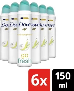 Dove Go Fresh Pear & Aloë Vera Anti-transpirant Deodorant - 6 X 150 Ml - Voordeelverpakking 16 Dove Go Fresh Pear & Aloë Vera Anti-transpirant Deodorant - 6 X 150 Ml - Voordeelverpakking -Lichaamsverzorging 988x1200 4